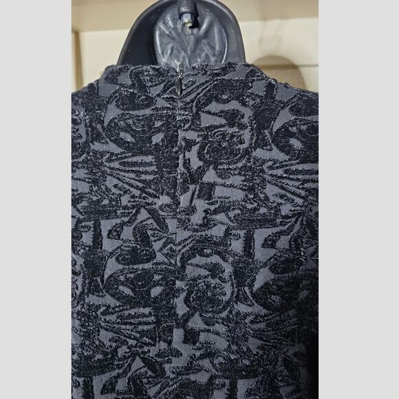 1980s Georgio Armani Black Label Velvet Burnout Top Size 4 or Small - Picture 6 of 10